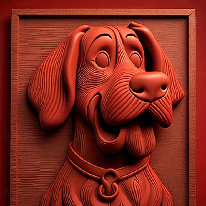 3D модель Сент-Клиффорд из Big Red Dog Clifford (STL)